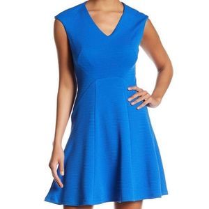 London Times Blue Midi Dress
